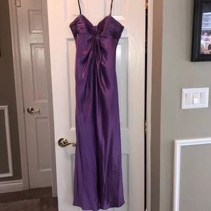 Purple prom dress